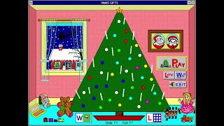 Xmas gifts PC Windows 3x 1994 [upl. by Leynwad]