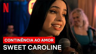 Sweet Caroline Cover por Sofia Carson  Continência ao Amor Purple Hearts  Netflix Brasil [upl. by Yenterb]