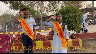 Republic Day Flag Hoisting 2023 [upl. by Otero221]