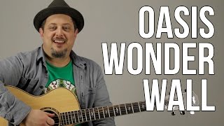 Oasis Wonderwall Guitar Lesson  Tutorial [upl. by Haskell]