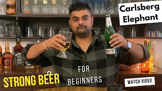 Carlsberg Elephant  Strong Beer  Beer Price amp Taste  Beer Review [upl. by Leena108]