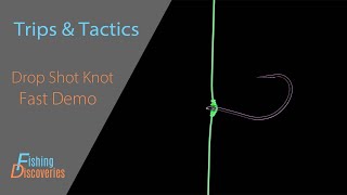 How to Tie a Dropshot Knot Like a Tournament Angler [upl. by Chadbourne674]