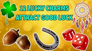 12 Lucky Charms attract Good Luck and Positive Energy  Know Everything [upl. by Imoen220]