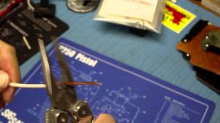 How I strip wire using the the Leatherman Wave [upl. by Lyj]