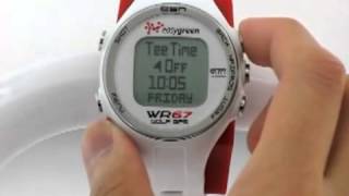 Easygreen WR67 GPS Golf Watch Tutorial [upl. by Couq563]