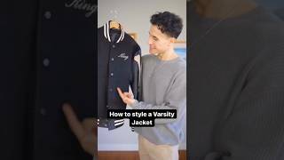 How To Style a Varsity Jacket 🔥varsityjacket varsity fashion outfitideas [upl. by Zoarah293]