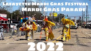 quotLafayette Mardi Gras Festivalquot Mardi Gras Parade 2022  Full Parade  Lafayette Louisiana [upl. by Gwyn]