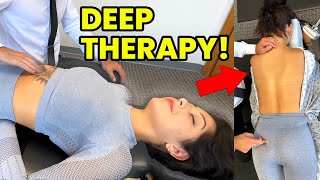 SHE Gets DEEP THERAPY CHIROPRACTOR ASMR [upl. by Innavoeg]