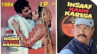 Tujhe Dekhne KeInsaaf Kaun Karega 1984T Series LP Vinyl Record [upl. by Llenna]