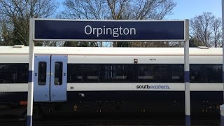 Southeastern Orpington to London Victoria via Beckenham Junction [upl. by Tnomad]