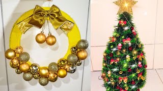 2 Ideias para decorar sua casa nesse natal Tutoriais de natal Árvore de natal e Guirlanda [upl. by Ytisahc64]