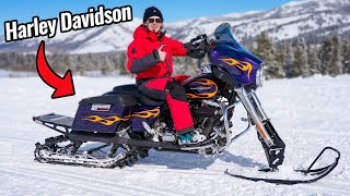 Harley Davidson Snow Bike [upl. by Esimorp498]