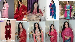 Myntra Kurta sets Try on Haul  Myntra Trendy Collection Festive Kurta set Under 1500  Myntra [upl. by Lezley]