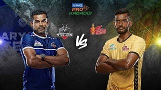 Telugu Titans vs Haryana Steelers  Pro Kabaddi Highlights 2019  Siddharth Desai [upl. by Aramoiz372]