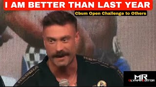 2024 Mr Olympia  Press Conference Cbum interview amp Mindset Classic Physique Olympia 2024 [upl. by Annaliese]