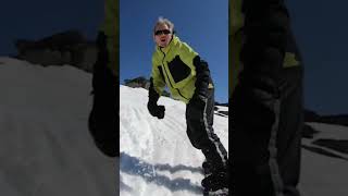 STEP ON BOOTS amp BINDINGS 👀 snowboarding winter [upl. by Eedeed]