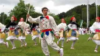 Biscay Folk Dance Festival 2011 Basque Country Travel with Manfred [upl. by Sedgewinn]