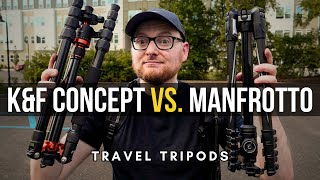 BEST Travel Tripod KampF Concept Compact VS Manfrotto Befree Comparison [upl. by Lebaron563]