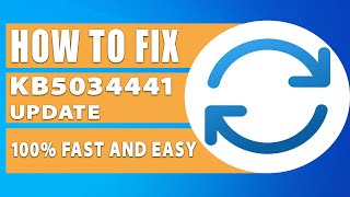 Fix KB5034441 update 100 Fast and Easy [upl. by Ultima232]