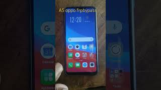 Oppo A5 FRP BYPASSfrpsolution frpbypass smartphone repair [upl. by Ely]