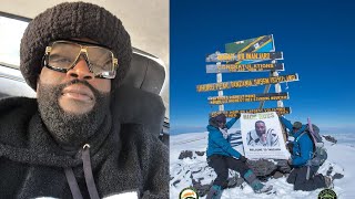 TAZAMA MAZOEZI YA RICKROSS KUPANDA MLIMA KILIMANJARO ALIAHIDI TANGU 2022 quotPICHA ILIFIKA KILELENIquot [upl. by Amat823]