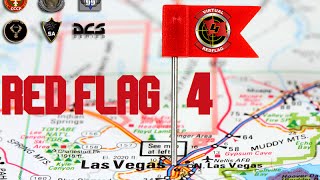 DCS  104th Red Flag 4  Strategic TacVIEW  NTTR [upl. by Tavey]