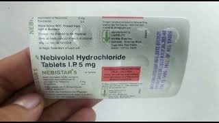 Nebistar 5mg Tablet  Nebivolol Hydrochloride 5mg Tablet  Nebistar 5mg Tablet Uses Review Hindi [upl. by Lapham]