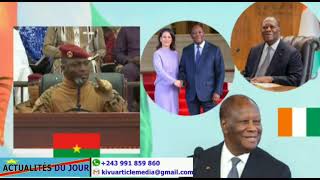 La côte divoire effrayée par le Message d Ouagadougou  IbrahimTraoré met quiconque à défi 👈👈 [upl. by Aicertal148]