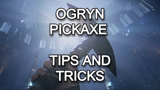 Ogryns NEW Pickaxe Movesets TIPS amp TRICKS  Darktide [upl. by Nyllewell]