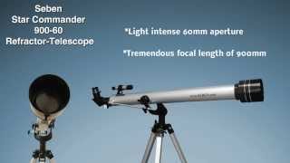 Seben Star Commander 90060 Refractor Telescope [upl. by Aruasor]