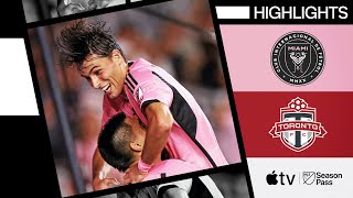 Inter Miami CF vs Toronto FC  Full Match Highlights  July 17 2024 [upl. by Ecirtam]