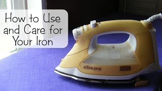 Using A Steam Iron [upl. by Nylirrehs]