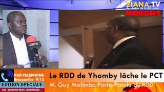 DOCUMENT ZIANA TV Le RDD de Yhombi lâche le PCT et quitte la majorité présidentielle [upl. by Mcgill349]