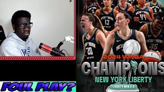 The referees decided the WNBA Championship  Liberty beat Lynx 6762 [upl. by Duggan]