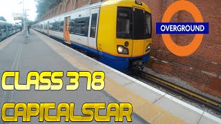 London Overgrounds Class 378 Walkthrough [upl. by Notserp]