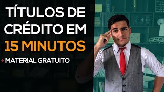 TÃTULOS DE CRÃ‰DITO  RESUMÃƒO  DIREITO EMPRESARIAL  PDF GRATUITO [upl. by Hoi]