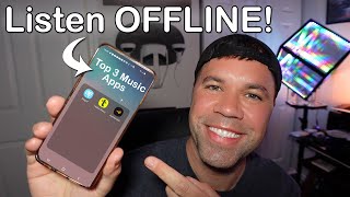 Top 3 FREE Best Music Apps for Android and iPhone Offline Music [upl. by Lurline655]