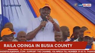 Raila Odinga Leads ODM Recruitment Rally Malaba Town [upl. by Skipper]