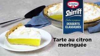 Tarte au citron meringuée avec Shirriff par Dr Oetker [upl. by Blessington]