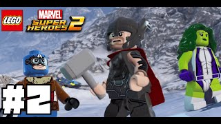 LEGO Marvel Super Heroes 2  Part 2  Avengers World Tour [upl. by Eelatan160]