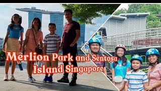 Merlion Park  Sentosa Island Singapore  Day 1 Itinerary [upl. by Conchita]