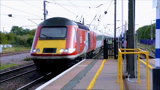 Evening Rush Hour at St Neots ECML  100918 [upl. by Khudari480]