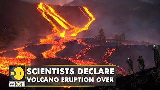 La Palma Spains Cumbre Vieja volcano eruption officially over  Sigh of relief after 100 days [upl. by Orme]