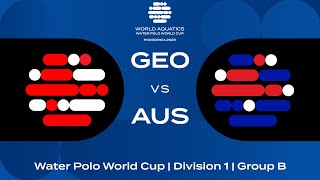 LIVE  Georgia vs Australia  Water Polo World Cup 2023  Group B [upl. by Cherye]