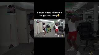 Fanum heard his theme song a mile away fanum shorts [upl. by Aelber]