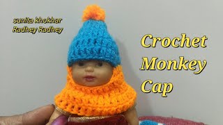 Kanhaji ki crochet Monkey Cap Size 56no Radhey Radhey [upl. by Eras]