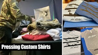 How to Press Custom Shirts  Stahls Hotronix Fusion IQ 16quot x 20quot Heat Press [upl. by Asecnarf]