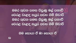 malata suwada karaoke Sunil Edirisingha මලට සුවද සේ  Sanidapa live [upl. by Clementis485]