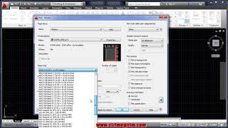 AutoCAD plot komutuçıktı ayarları [upl. by Maurits259]