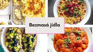 4x Jednoduché Recepty na Jídlo bez Masa  na oběd i večeři [upl. by Yniffit]